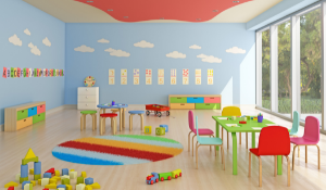 Bright, child-friendly interior